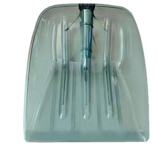 Enhanced Transparent Tempered PC Plastic Shovel for Snow, Tea, and Grain Removal
