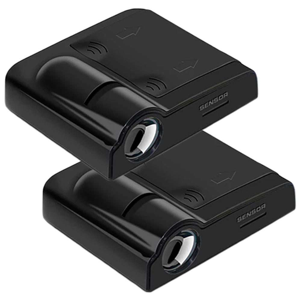 2X logo dveří auta Světelné uvítací lampy DC 5V laserové světlo Univerzální bezdrátový projektor Světelná atmosféra Dekorativní světla do auta