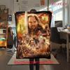 Fantasy Epic: Lord Rings blanket Soft and comfortable sofa blanket Machine washable bedroom Air conditioning blanket
