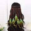Cascading Tassels Bohemian Tassel Headband Tribal Feather Hair Extensions  Artistic Performers