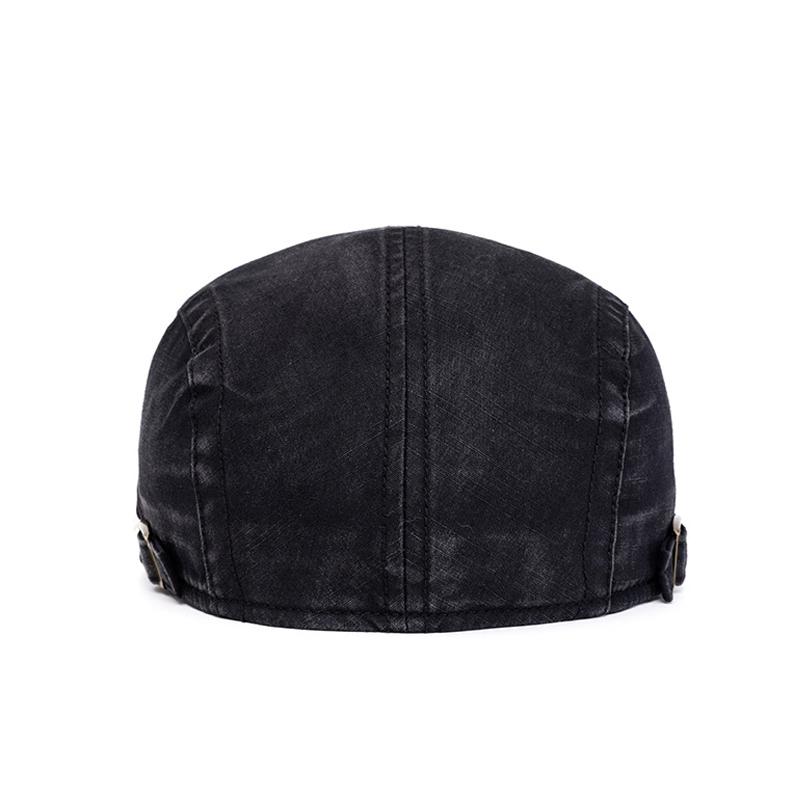 Beret Men's Spring Summer Forward Cap Retro Sun Protection Hat British Peaked Cap