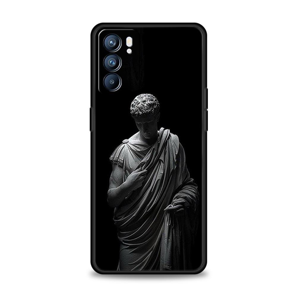 Ancient greek sculpture Phone Case For Oppo A54 A53 A52 A15 A95 A16 A78 A79 A80 A98 4G Find X5 X6 Reno10 12 13 F Pro 5G Cover