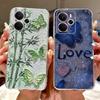 For Realme 14 5G Case RMX5075 Stylish Butterfly Painted Cover Silicone Case For Realme 14X 14 Realme14 T 14T 5G Soft Fundas Bags