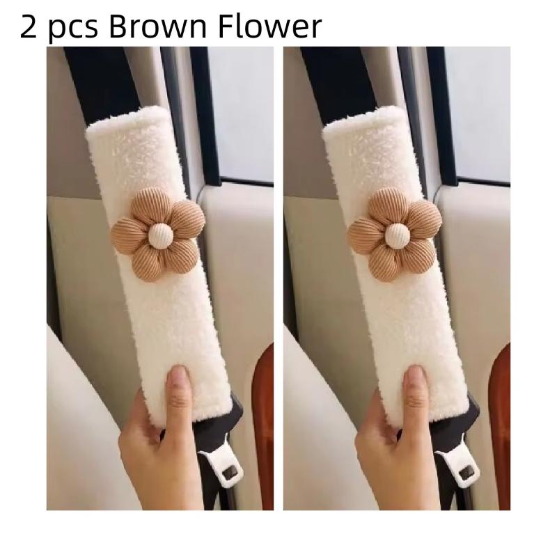 1Pc Car Styling Seat Belt Cover Shoulder Strap Harness Cushion Cartoon Bear Car Seatbelt Shoulder Pad Protector