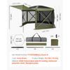 SucceBuy Pop up Gazebo Screen Tent Large Camping Canopy Tent with Removable Top & Carry Bag Quick-Set & Bite-Proof for Backyard