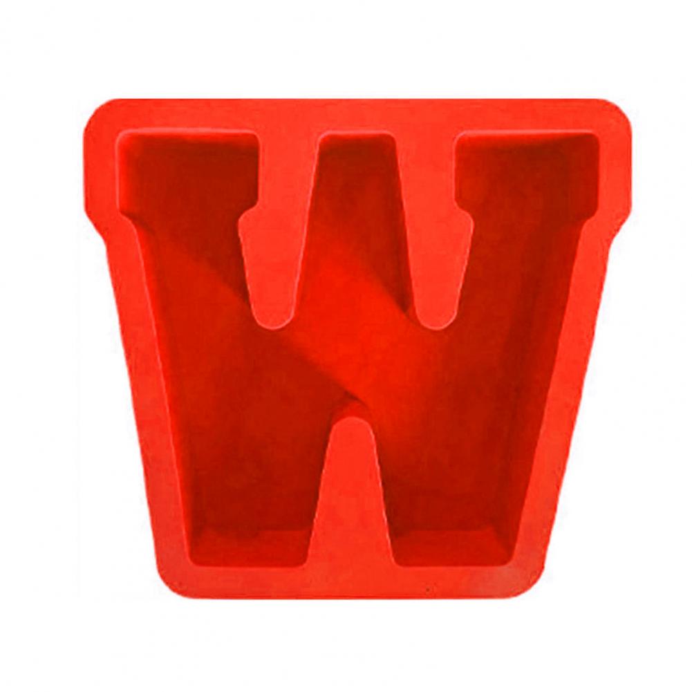 Epoxy Mold Reusable Anti-deformed Easy Demoulding Non-stick Flexible DIY Irregular Form Capital Letter Candle Stencil For Party