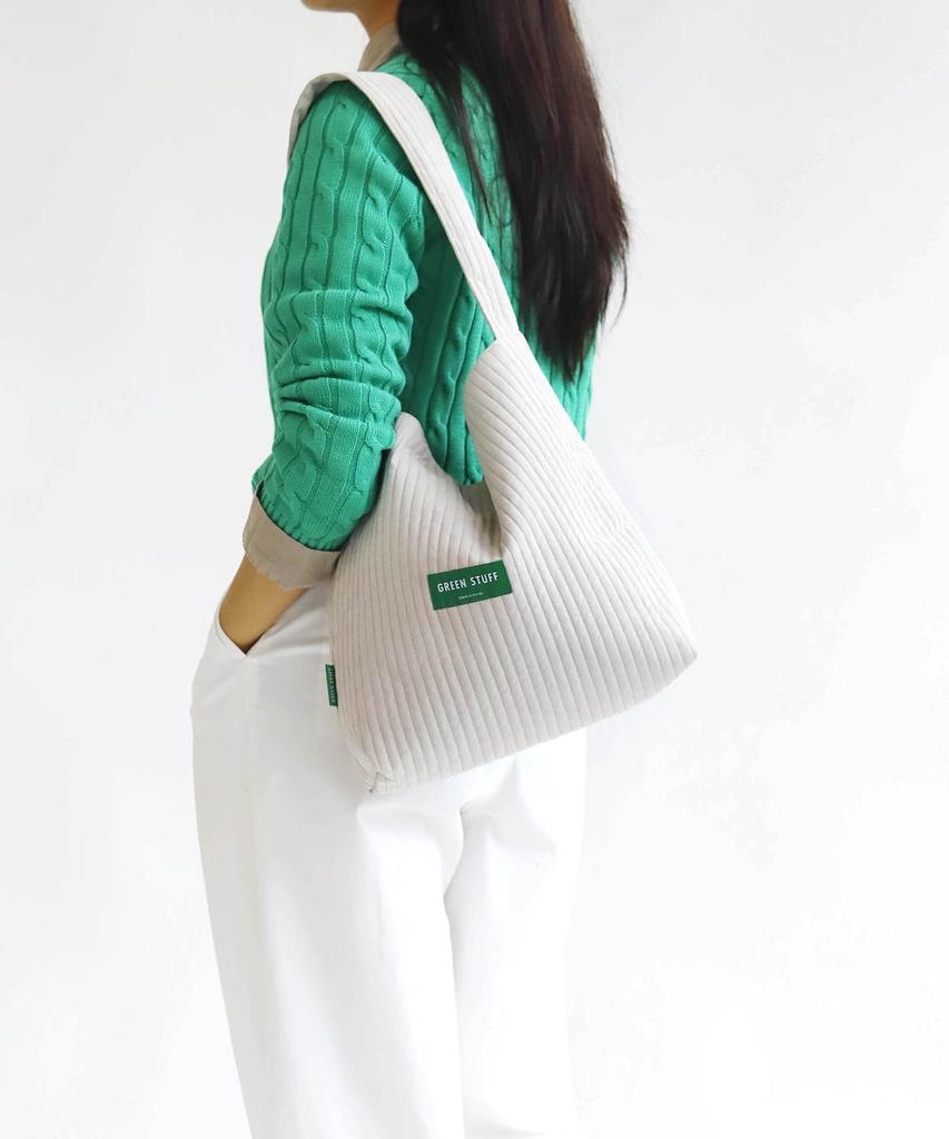 Green Stuff Simple Shopper Bag 62 Soft Quilted - Soy Beige