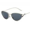 Fashion Small Metal Frame Cat Eye Sunglasses Women Trendy Driving Sun Glasses 2026 Luxury Brand Eyeglasses