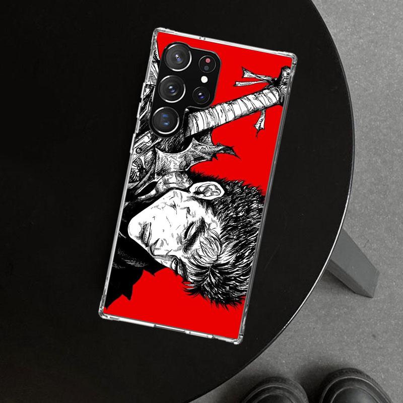 Guts B-Berserks Anime Phone Case Cover for Samsung Galaxy S26 S25 Edge S24 S23 Ultra S22 Plus S21 FE S20 + Art Customized Fundas