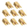 10PCS MMCX Socket 3 Pin Connection Female Jacks Coaxial RF Connector Set OFC Material 50ohms