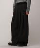 Dibellobeu Double Pintuck Wide Slacks_Black Stripe