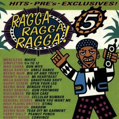 CD VARIOUS  Ragga Ragga Ragga Vol 5 GRELCD218 Greensleeves Re 1995 UK Reggae Ska  Dub Used