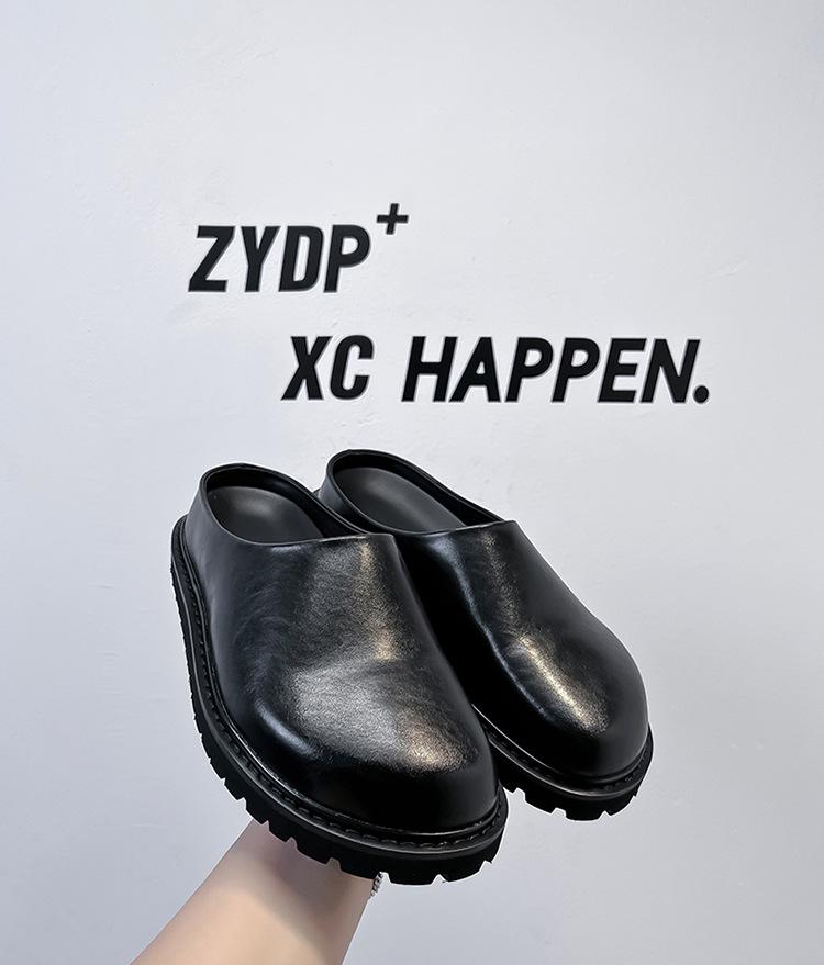 2024 Letní Retro Britský Styl Ležérní Pracovní Obuv Pantofle - 18887-A