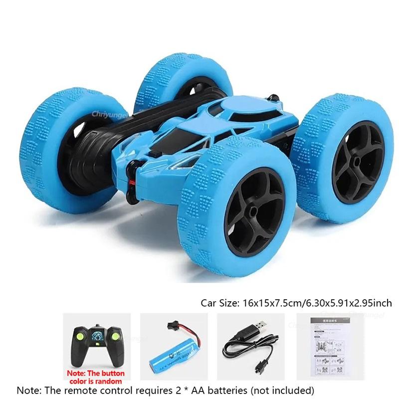 2.4Ghz Rc Stunt Car 360° Double Sided Flip Remote Control Drift Car Stunt Auto Vehicle All Terrain Toy Gift for Boys Girls