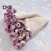 Flower Blanket Crocheting Kit Rose Bouquet Blanket DIY Kit Crochet Bouquet Throw Blanket Craft Set for Mother's Day Gift Home Sofa Couch Decor