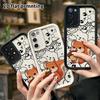 Phone Case: 2D flat, fits Samsung Galaxy A34 A35 M05 M06 S20 S22 S21 FE Plus 5G protective cases, a little squirrel hugging an acorn, perfect Christma