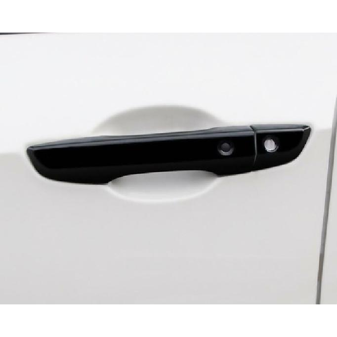 Gloss Black Smart Door Handle Cover 8pcs For Honda Civic Sedan Hatchback 2016-21
