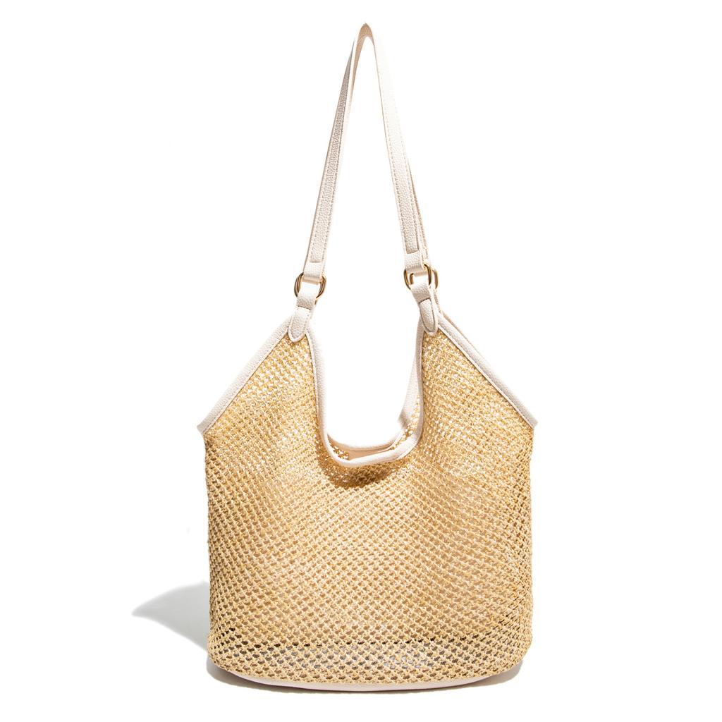 New Large-capacity Tote Bag Women's Casual Versatile Shoulder Vacation Beach Bag