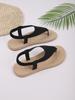 Fashion New Summer Women's Sandals Casual Flat Sandals Versatile Fashion Roman Shoes Comfortable Flat Bottomed Vacation Beach Shoes