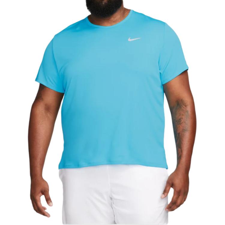 Nike T Shirts Men's Blue Crew Neck DV9315-416