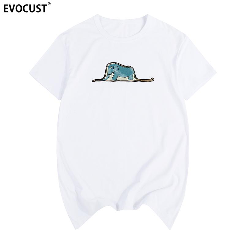 The Little Prince Boa constrictors eating an elephant Summer funny T-shirt Cotton Men T shirt New TEE TSHIRT Womens