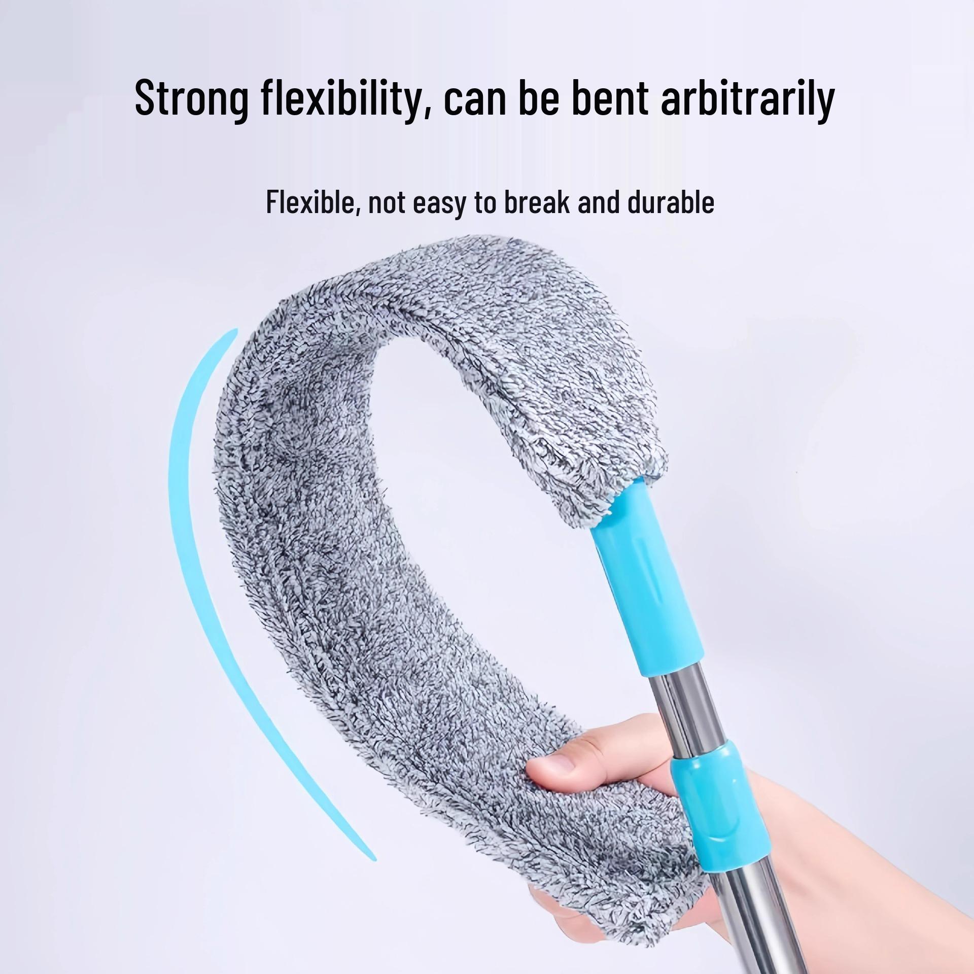 

Ultra-Thin Telescopic Pole Mop with Electrostatic Dust Collector for Gap Cleaning