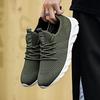 Men Casual Sports Shoes Air Mesh Lightweight Sneakers Anti-slip and Wear-resistant Flat Walking Shoe Athletic Jogging Size 36