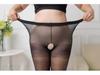 Plus Size Crotchless Ultra-Thin Summer Stockings - Sexy, Anti-Snag Women's Hosiery