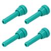 4Pcs Milking Machine Lining Green Silicone Milk Liner for Cattle Cow Livestock Tools
