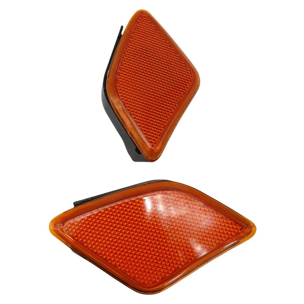 Pair Front Side Marker Corner Light Shell For Mercedes Benz S400 2010-2013