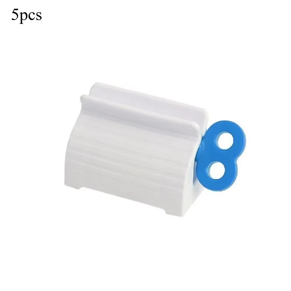 5pcs Toothpaste Squeezer Cosmetic Facial Cleanser Squeezer, Rotating To Squeeze Out Toothpaste Home Goods Bathroom Accessories