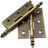 Durable New Chinese Style Folding Hinges Iron Crown Head Zinc Zinc Alloy Iron Hinge  Furniture