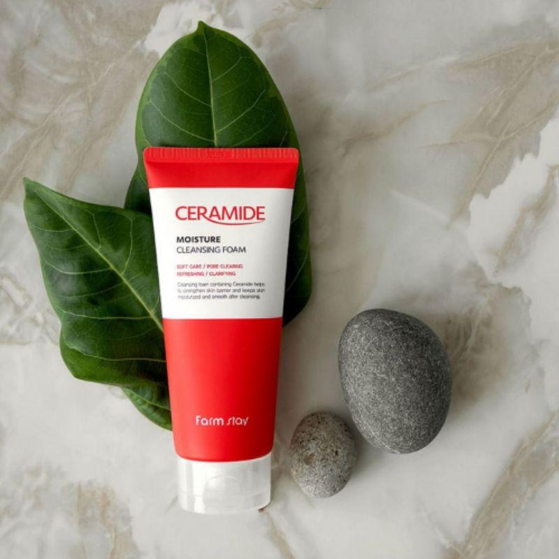 Farmstay Ceramide Moisture Cleansing Foam 180ml