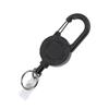 Retractable Keychain Stainless Steel Wire and ABS Magnetic Good Load Bearing 1mm Thick Multitool Buckle Badge Holder