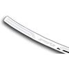 Car Stainless Steel Rear Bumper Protector, for Toyota Highlander 2015-2021 Accessories, Auto Parts Tailgate Back Trunk Door Sill Cover Scuff Plate