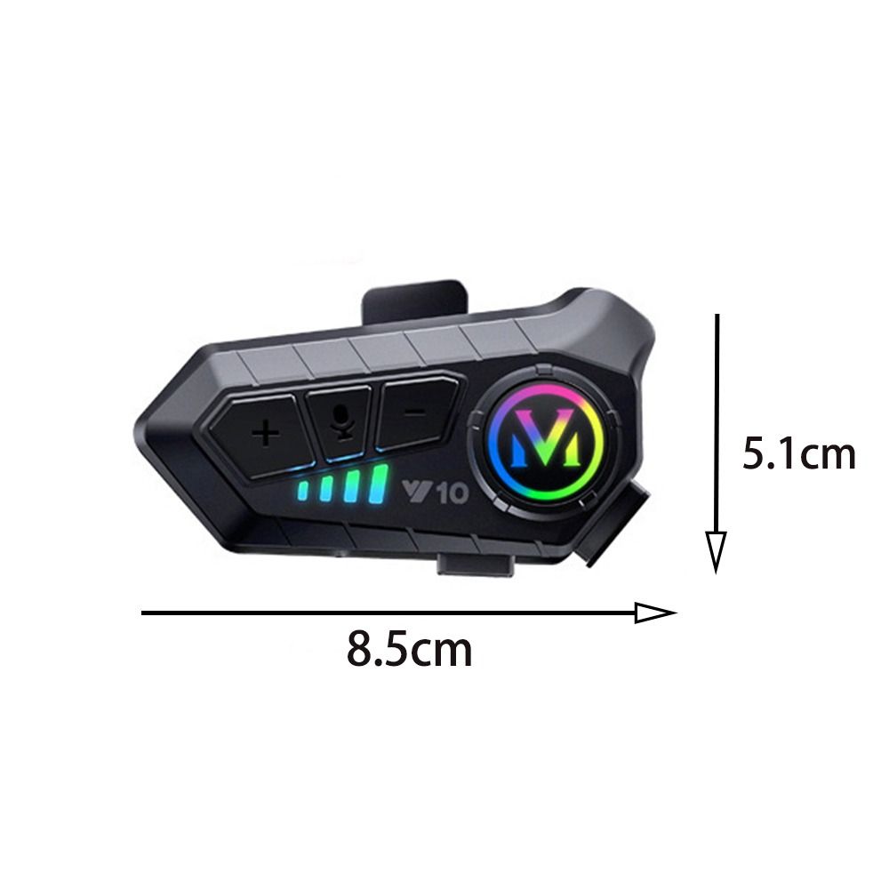 Waterproof Helmet Headset Noise Cancelling Bluetooth Headset Professional Helmet Mic Riding Gear