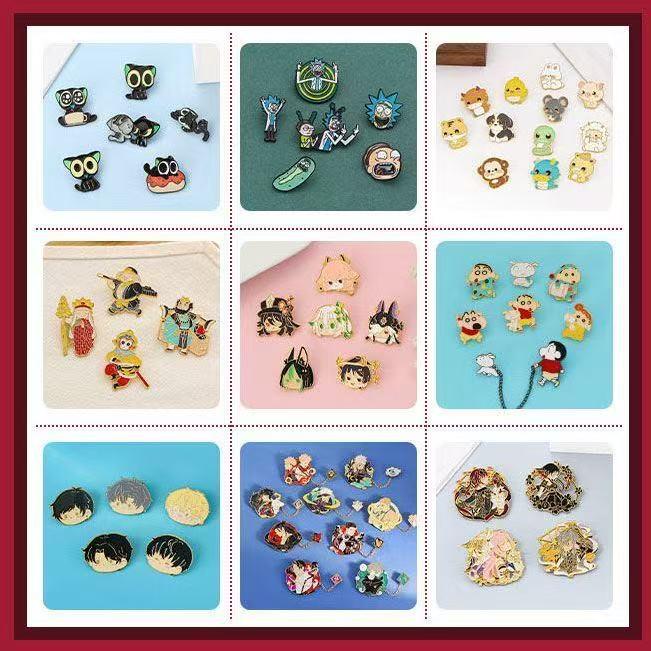 Super Value Cute Cartoon Brooches: Multiple Styles & Student Reward Badges in Clearance