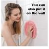Shower Foot Back Scrubber Silicone Bath Massage Pad Bath Massage Cushion Brush with Suction Cups Wash Foot Mat Exfoliating Brush
