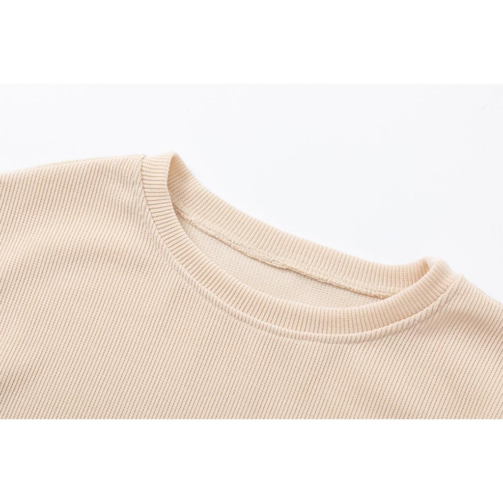 Autumn and Winter Comfortable Casual Pullover Loose Round Neck Fashionable Long Sleeved Sweatshirt for Women