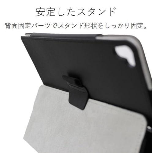 ELECOM iPad Air 10.5 (3rd Generation / 2019) iPad Pro 10.5 (1st Generation / 2017) Case Flap Cover Soft Leather 2 Angle Lightweight Black TB-A17PLFBK