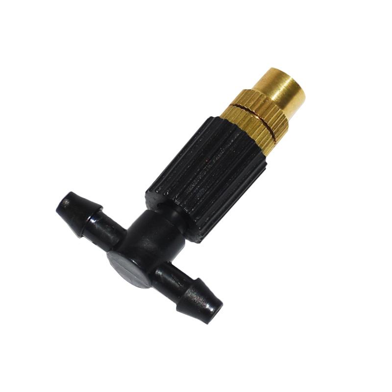 brass misting nozzle brass hose nozzles Water sprayers Drip barbed 1/4"Connector Garden watering sprinklers 6pcs
