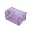 Colorful Mesh Storage Bag Mini Portable Carry On Lipstick Change Bags Headphone Data Cable Zipper Storage Boxes