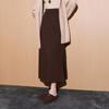 Sancai 2025 Winter Elegant A-Line Long Skirt