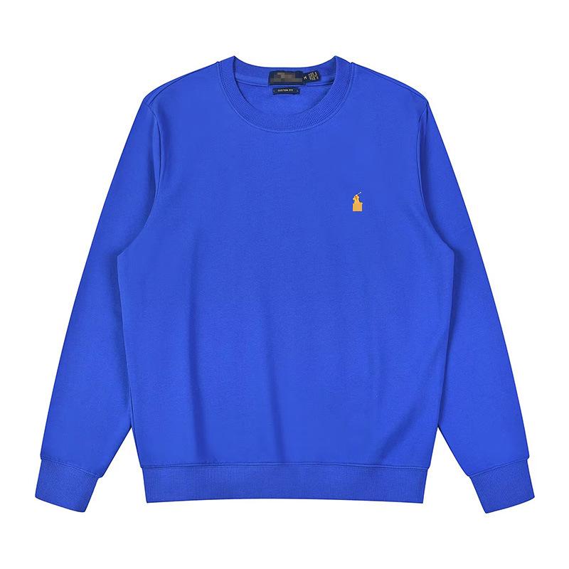 Unisex Pure Cotton Long-Sleeve Thin Autumn Casual Polo Hoodie - Solid Color