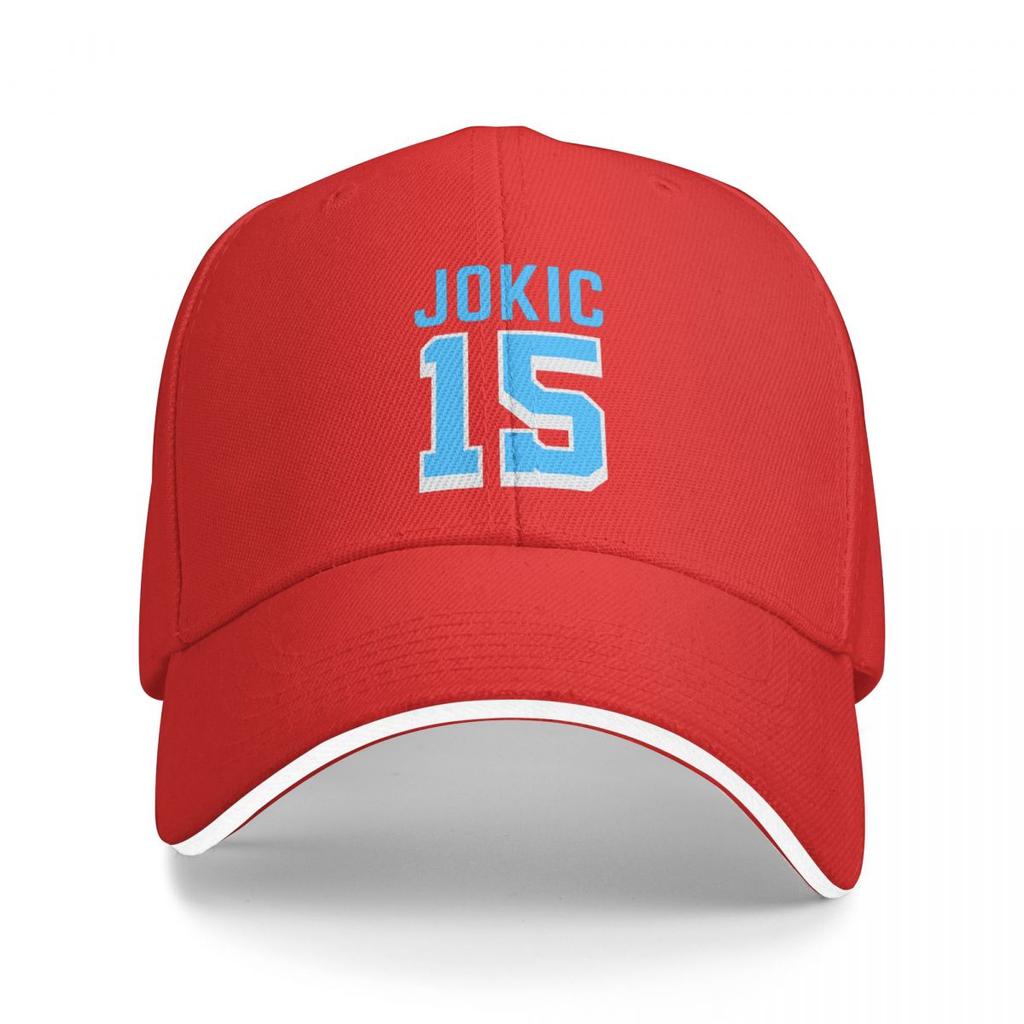 Nikola Jokic Number 15 Baseball Caps Outdoor Unisex Hats