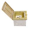 Concealed Floor Socket Brass Space Saving Flame Retardant Heat Resistant Universal Socket 250V