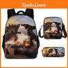 Shoulder Anime Cartoon Bag Pencil Case Kids School Pack For Daily Use