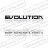 AABHB1 3D Metal Sticker For Chevrolet Corsa Evolution Emblem Letters Badge Decoration Rear Trunk Stickers Car Styling Accessories