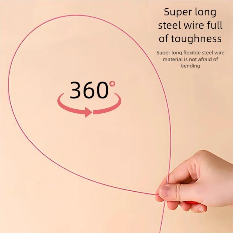 New Steel Wire Teasing Stick New Cat Toy Butterfly Feather Cute Teasing Stick Teasing Cat Bell Toy Pet Supplies