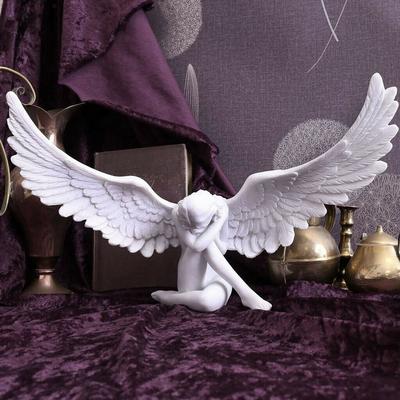 Retro Angel Wing Figury Rzeźba Salon Hotel Pulpit Ogród Wystrój